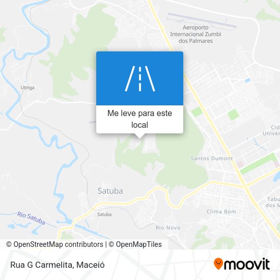 Rua G Carmelita mapa