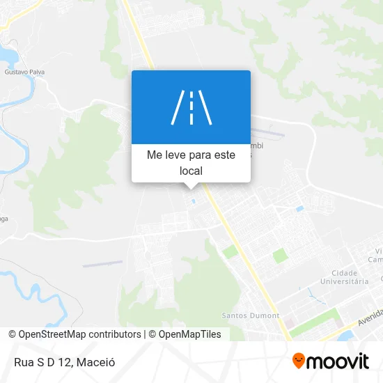Rua S D 12 mapa