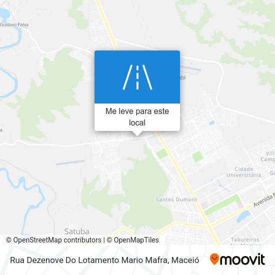 Rua Dezenove Do Lotamento Mario Mafra mapa