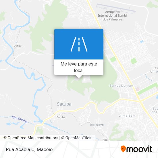Rua Acacia C mapa