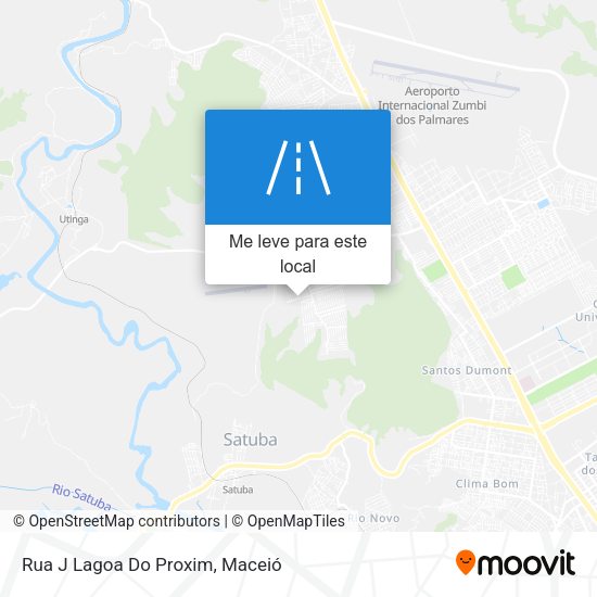 Rua J Lagoa Do Proxim mapa