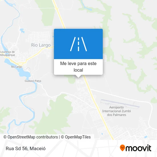Rua Sd 56 mapa