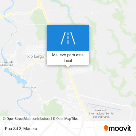 Rua Sd 3 mapa