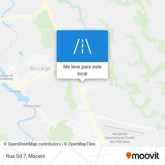 Rua Sd 7 mapa