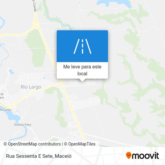 Rua Sessenta E Sete mapa