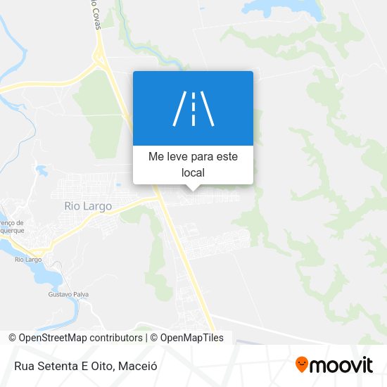 Rua Setenta E Oito mapa