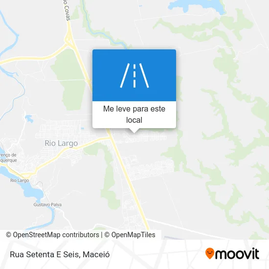 Rua Setenta E Seis mapa