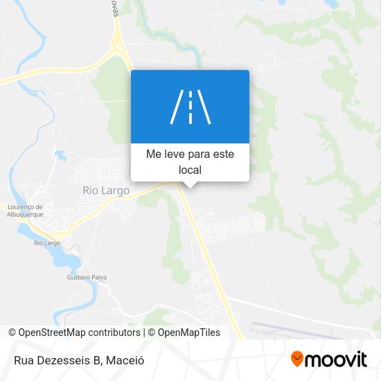 Rua Dezesseis B mapa