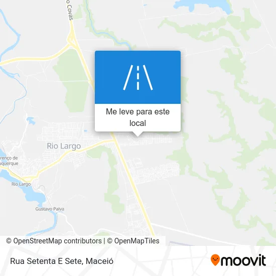 Rua Setenta E Sete mapa