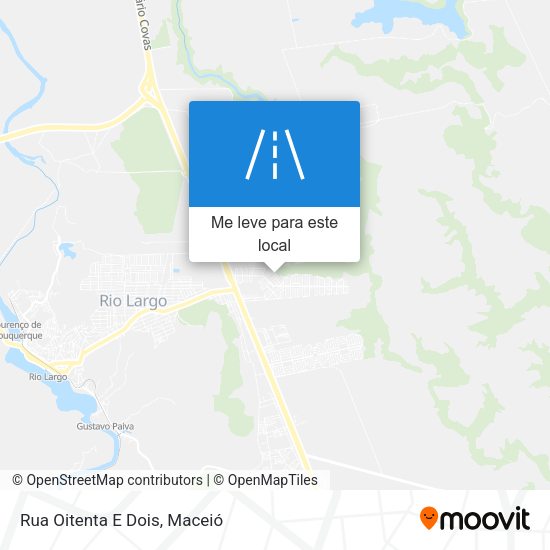 Rua Oitenta E Dois mapa