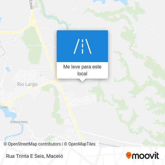 Rua Trinta E Seis mapa