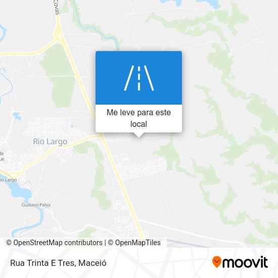 Rua Trinta E Tres mapa