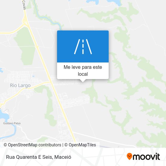 Rua Quarenta E Seis mapa