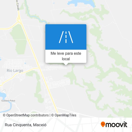 Rua Cinquenta mapa