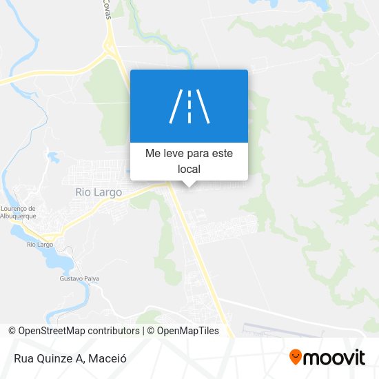 Rua Quinze A mapa