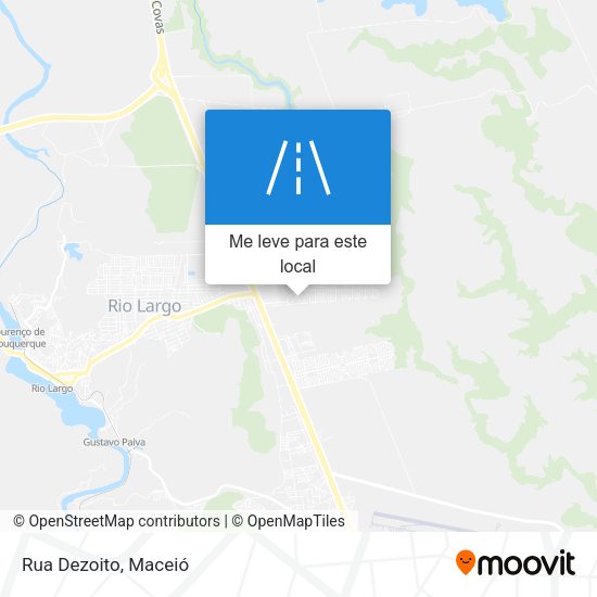 Rua Dezoito mapa