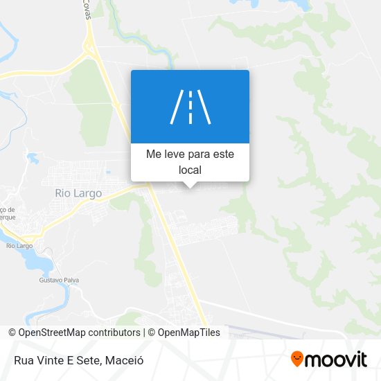 Rua Vinte E Sete mapa