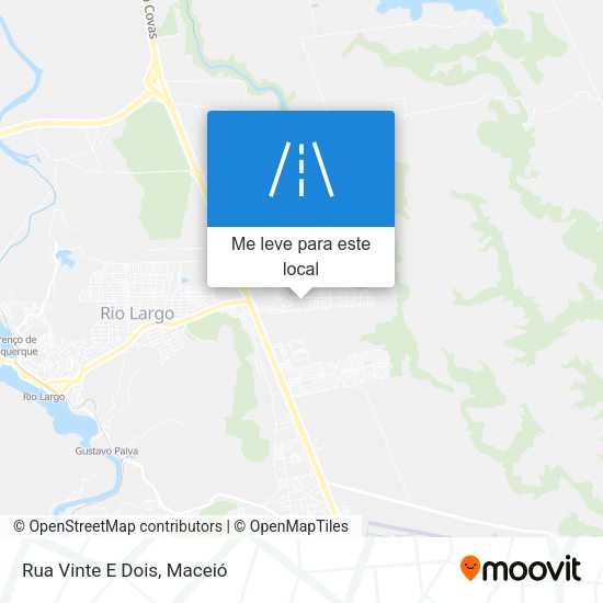 Rua Vinte E Dois mapa