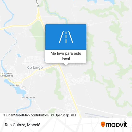 Rua Quinze mapa