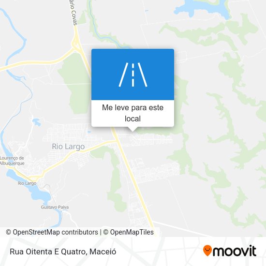 Rua Oitenta E Quatro mapa