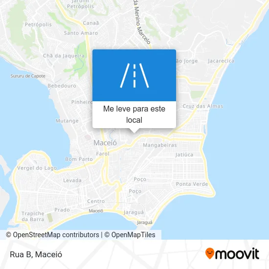 Rua B mapa