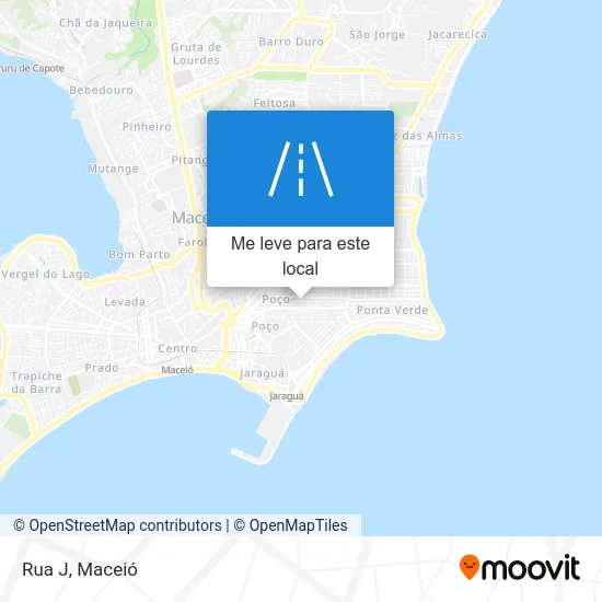 Rua J mapa