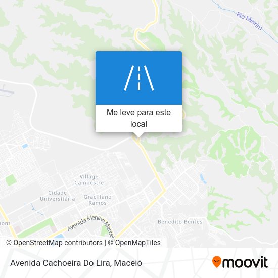 Avenida Cachoeira Do Lira mapa