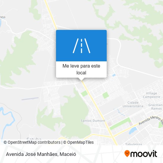 Avenida José Manhães mapa