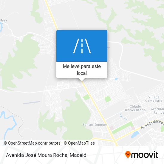 Avenida José Moura Rocha mapa