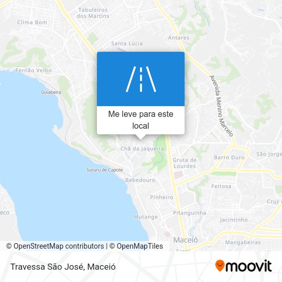 Travessa São José mapa