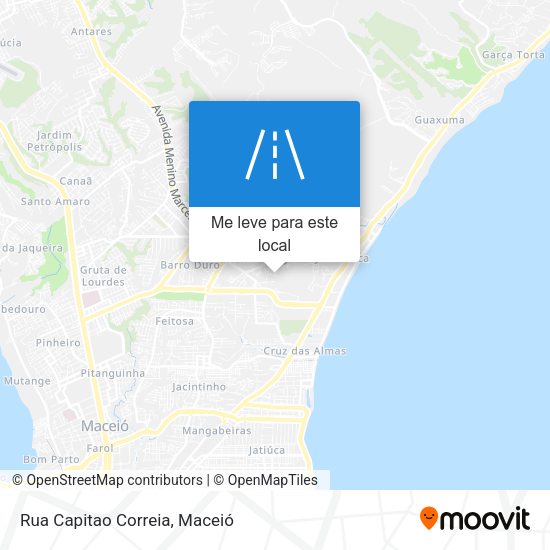 Rua Capitao Correia mapa