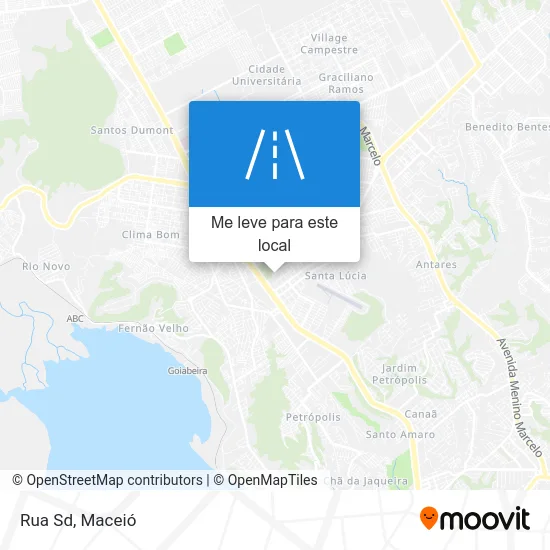 Rua Sd mapa