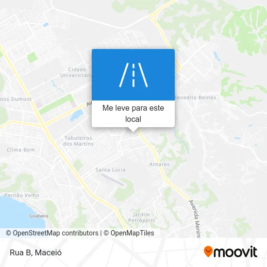 Rua B mapa