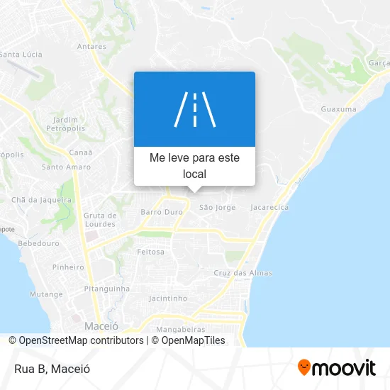 Rua B mapa