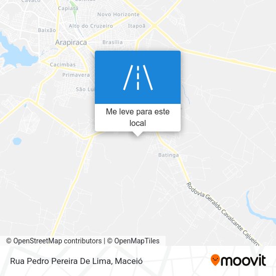 Rua Pedro Pereira De Lima mapa