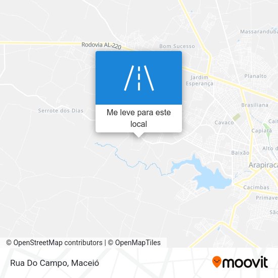 Rua Do Campo mapa