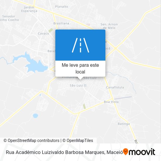 Rua Acadêmico Luizivaldo Barbosa Marques mapa