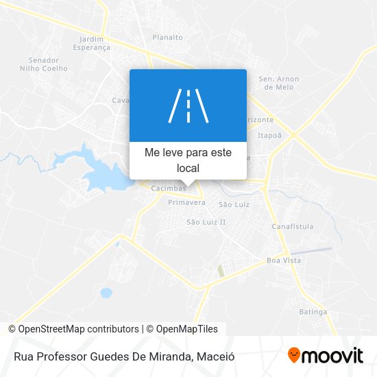 Rua Professor Guedes De Miranda mapa