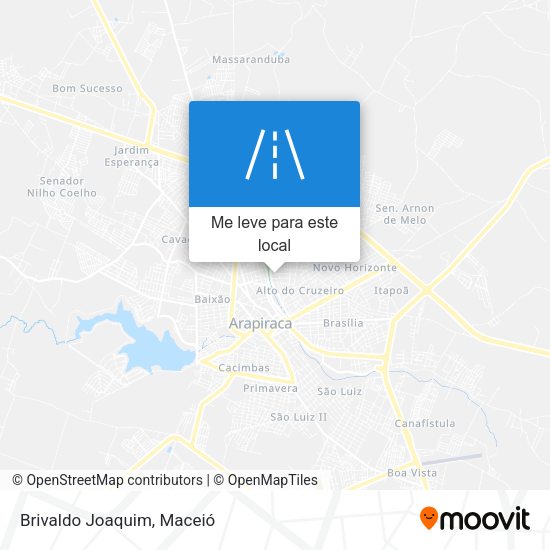 Brivaldo Joaquim mapa