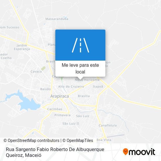 Rua Sargento Fabio Roberto De Albuquerque Queiroz mapa