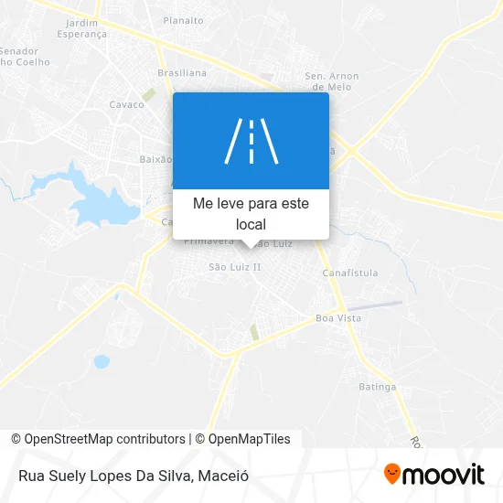 Rua Suely Lopes Da Silva mapa