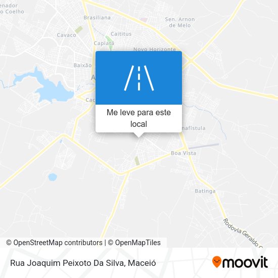 Rua Joaquim Peixoto Da Silva mapa