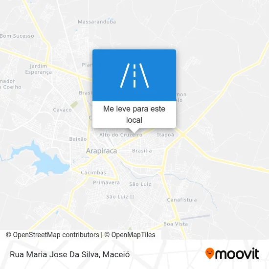 Rua Maria Jose Da Silva mapa