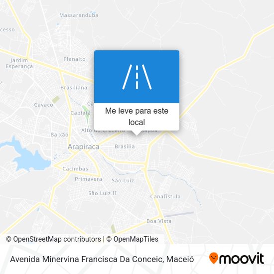 Avenida Minervina Francisca Da Conceic mapa