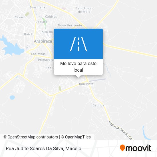 Rua Judite Soares Da Silva mapa