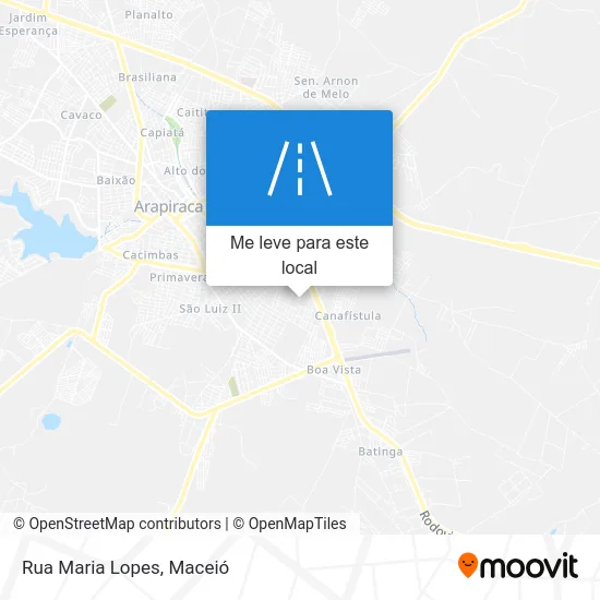 Rua Maria Lopes mapa