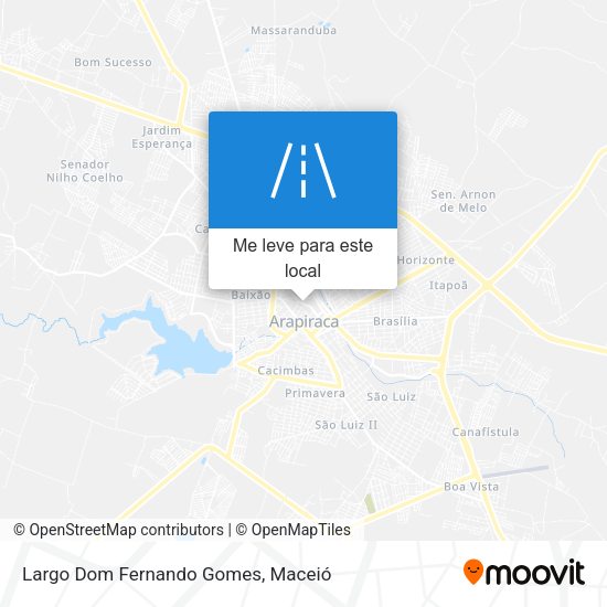 Largo Dom Fernando Gomes mapa