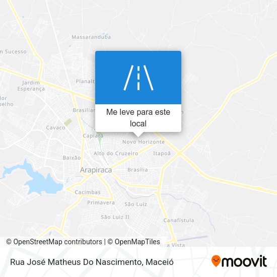 Rua José Matheus Do Nascimento mapa