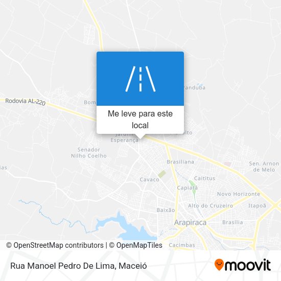 Rua Manoel Pedro De Lima mapa