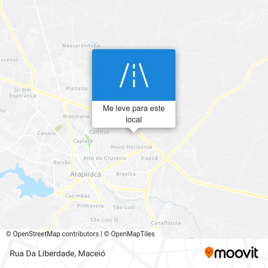 Rua Da Liberdade mapa